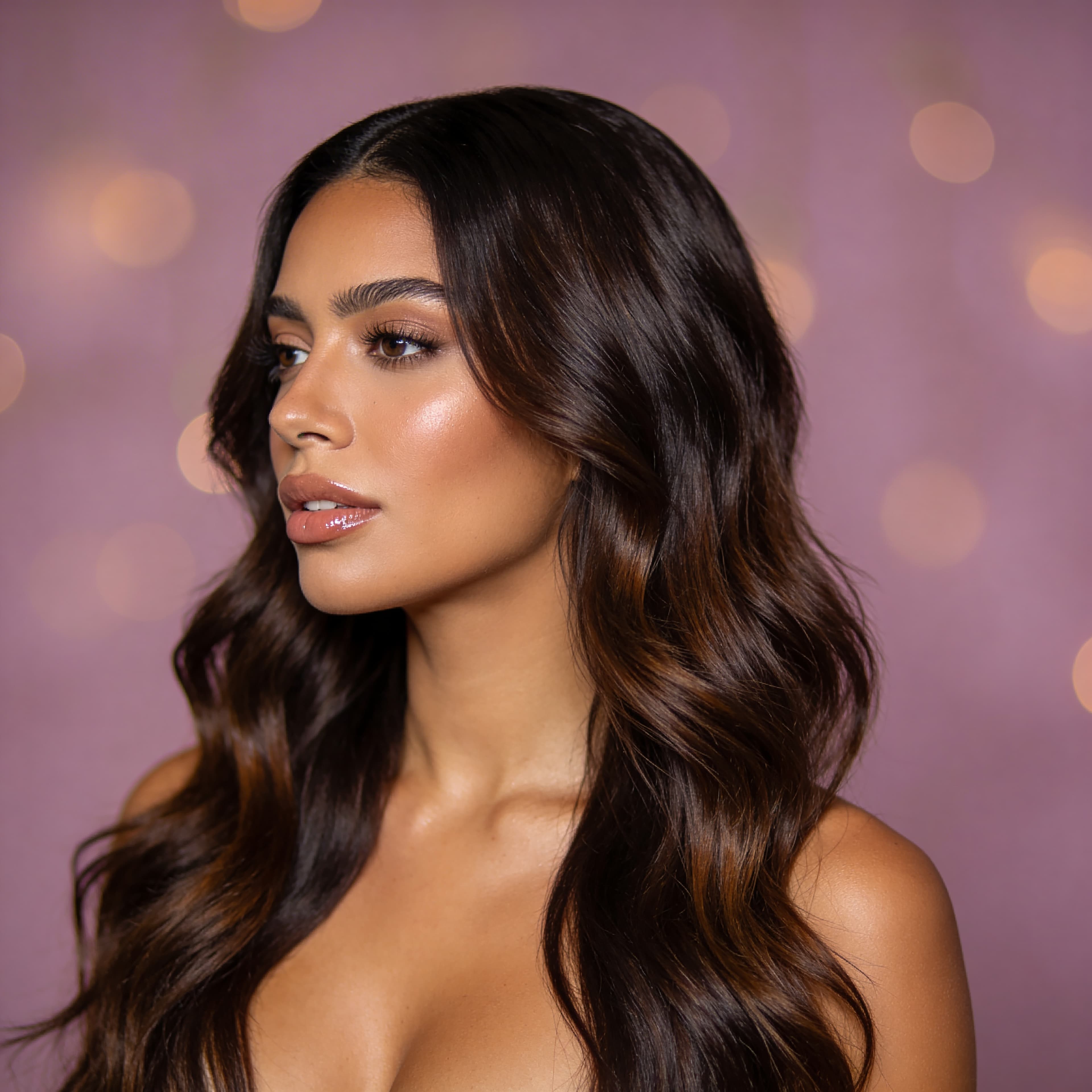 Extensiones color Castaño Oscuro