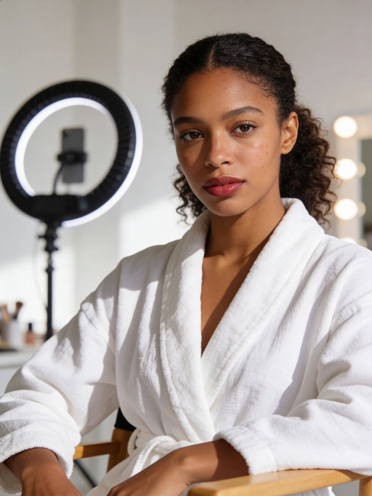 Maquillaje de Novia - Antes